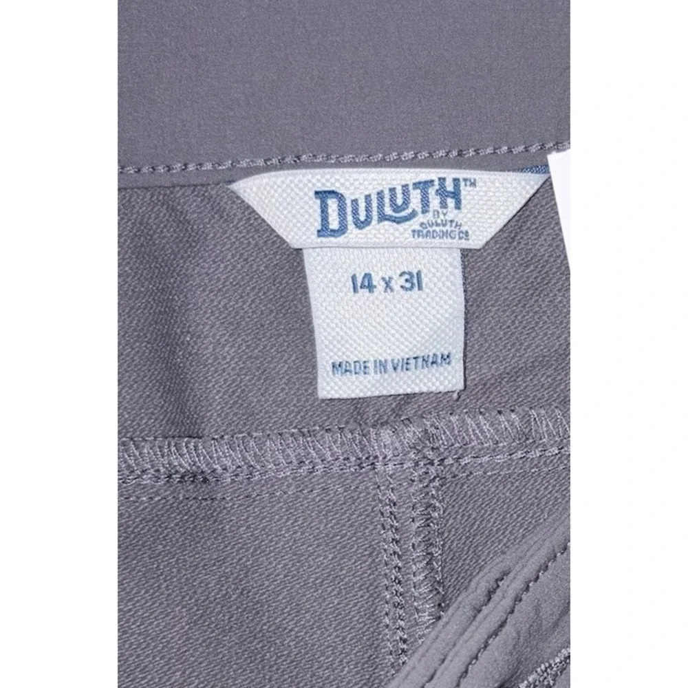 Duluth Trading Co Women's Flexpedition Bootcut Pants Women's‎ 14x31 Gray Cargo